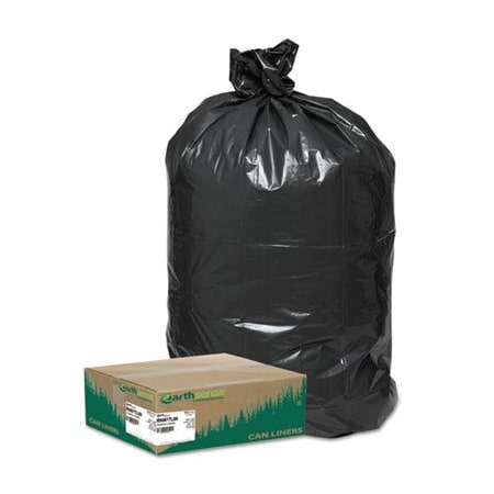 Webster Industries 33 gal Trash Bag, Medium, 0.90 mil (23 Micron), Black RNW1TL80